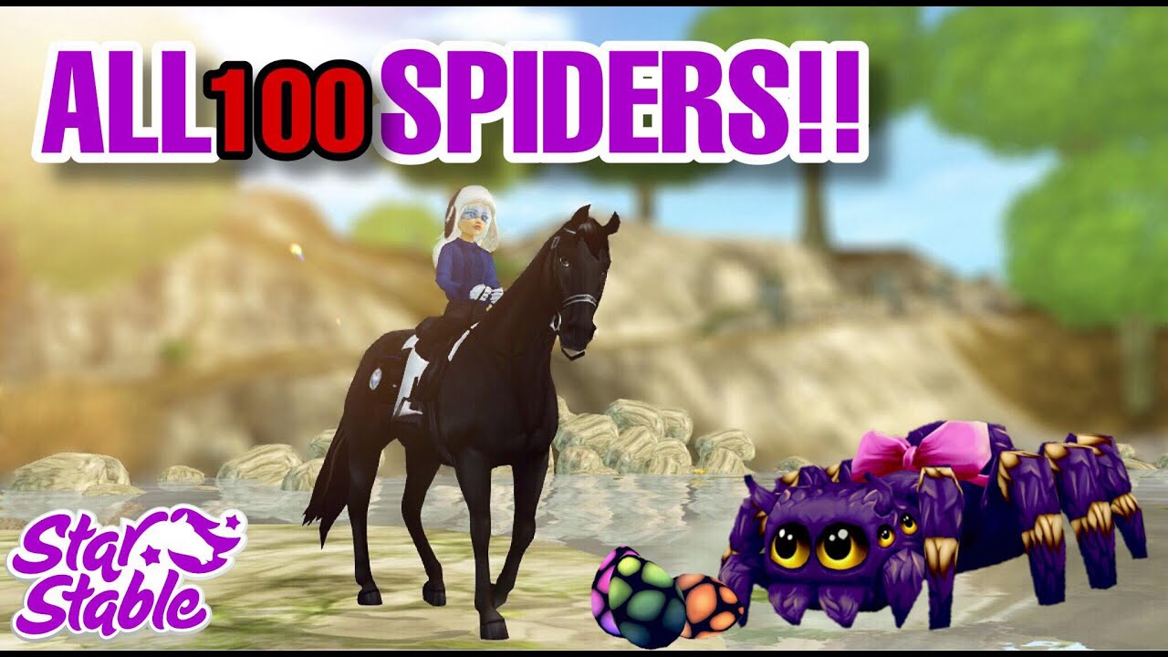ALL 100!! Spiders!🕷 || Star stable Online