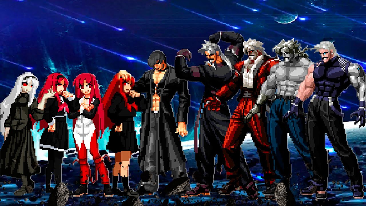 [KOF Mugen] Akiha Yagami Team vs Rugal Bernstein Team