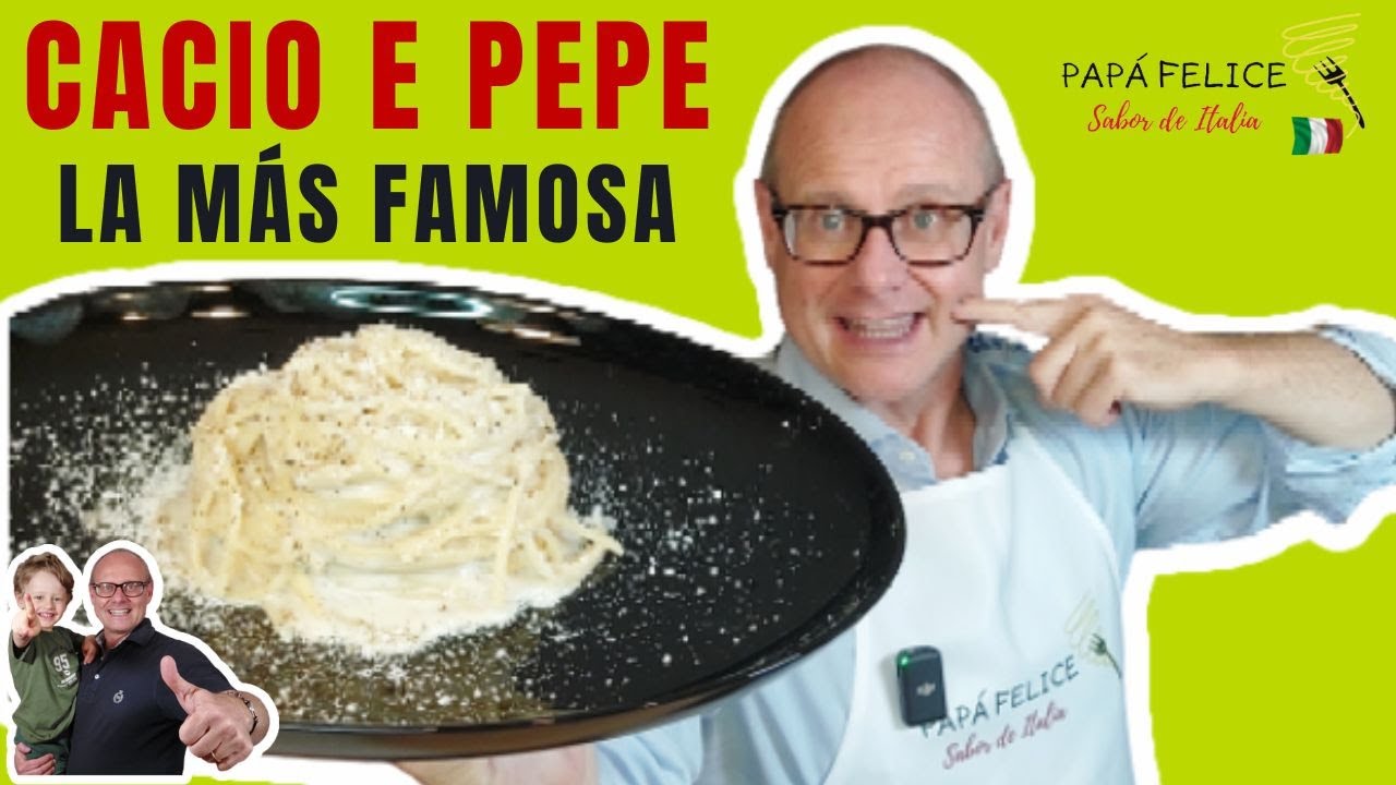 🇮🇹 La más famosa de ROMA. ¡CACIO e PEPE!
