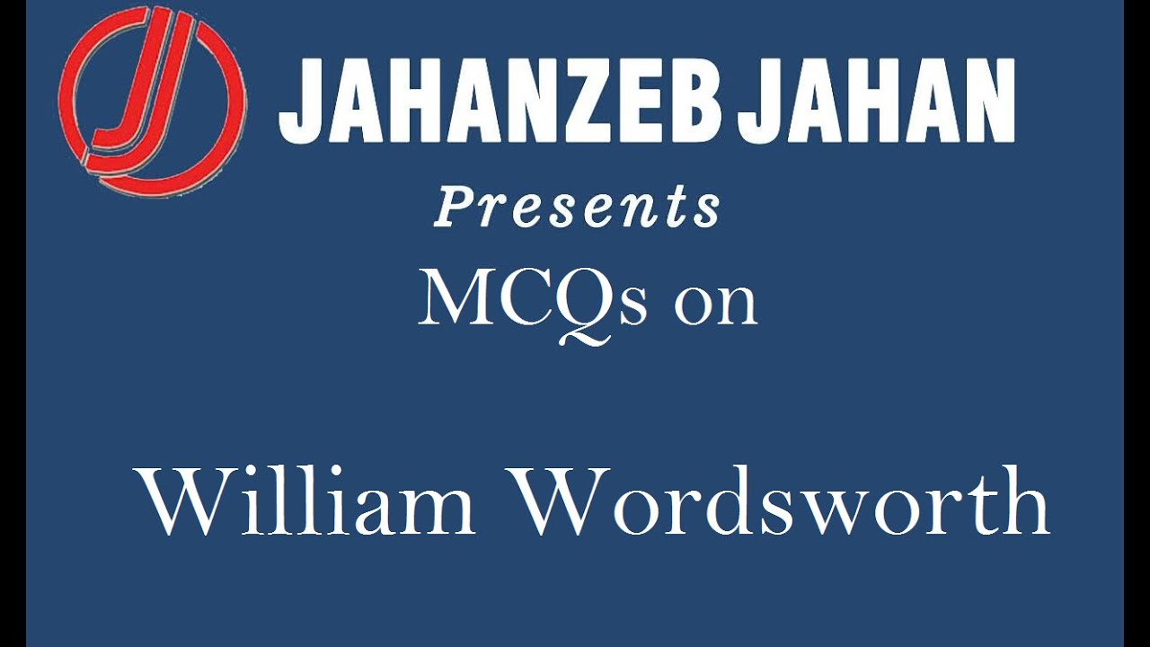 MCQs on William Wordsworth