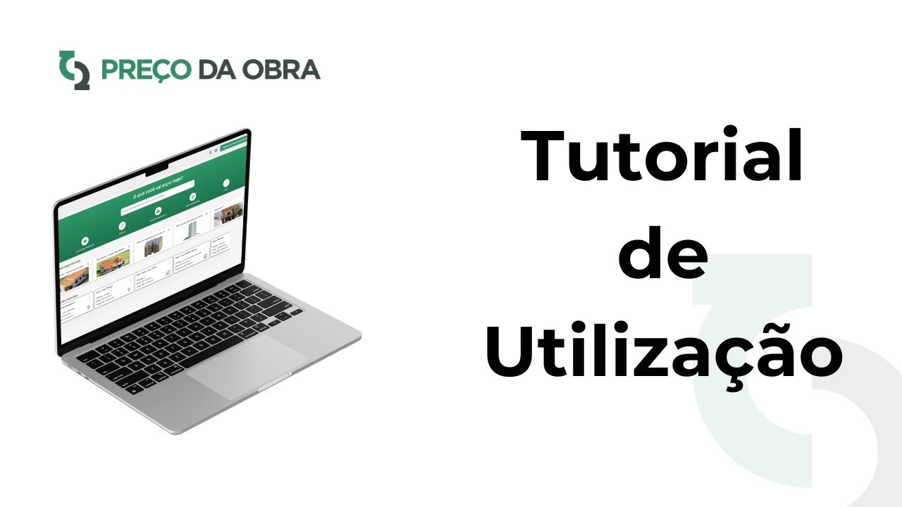 Tutorial de Utilização do App Preço da Obra