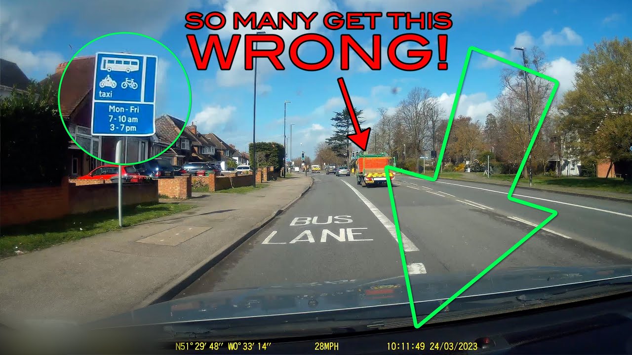 Bus Lanes and a Cloned Number Plate