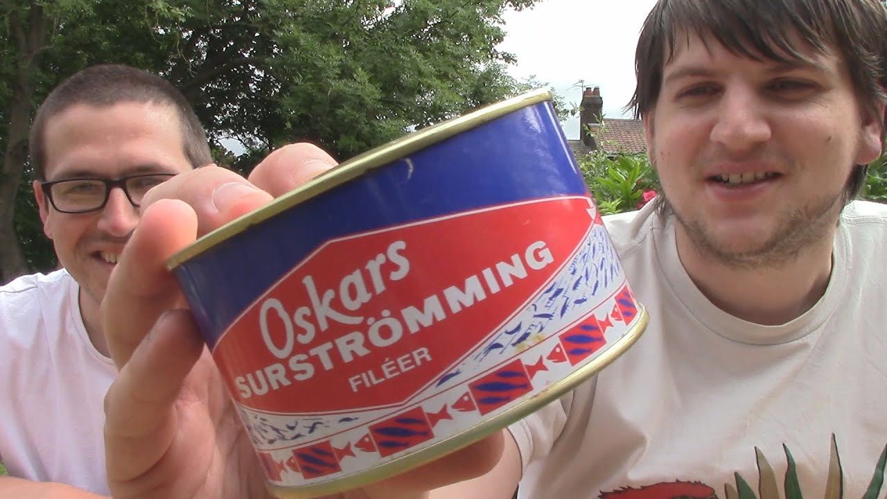 Trying Surstr&ouml;mming and Tyrkisk Peber with Mr Cogan Tube