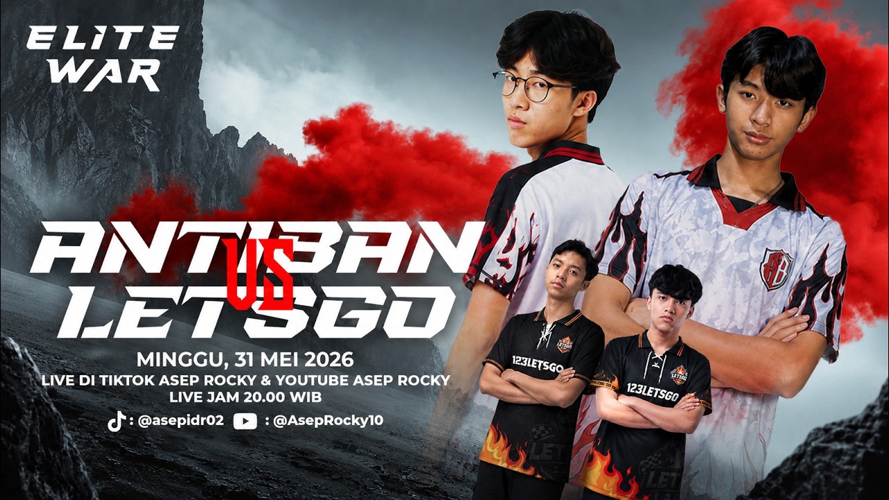 ANTIBAN VS 123LETSGO!!! ELITE WAR SUPER BIG MATCH LAGA PANAS !!