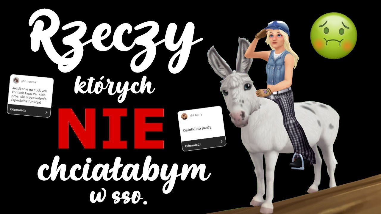 RZECZY KTÓRYCH NIE CHCIAŁABYM W STAR STABLE ONLINE V2