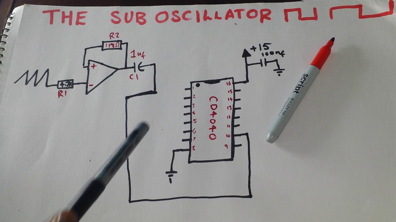 DIY analog synth project Tutorial Part 19 ( The Sub oscillator )