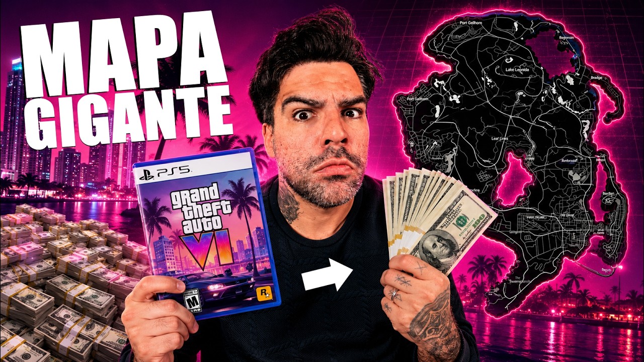 PLANT&Atilde;O GTA 6: TRAILER 3 A QUALQUER MOMENTO, 39 MILH&Otilde;ES VENDIDOS? MAPA GIGANT&Ecirc;SCO E MAIS!