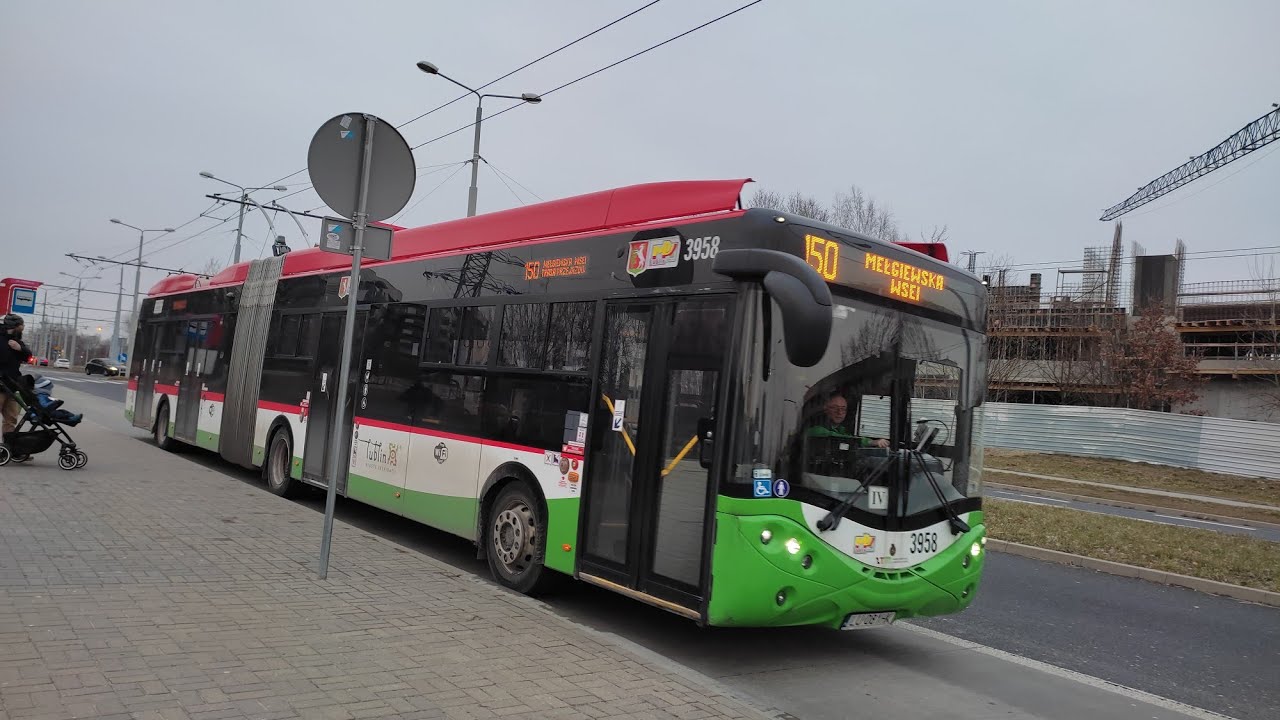 [#1205] Ursus CS18T #3958 [🚎150] MPK Lublin 🎶Most🎶