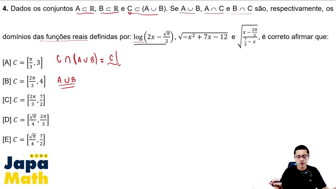 Prova Resolvida EsPCEx(2023 - 2024) - Matemática - Questão 04