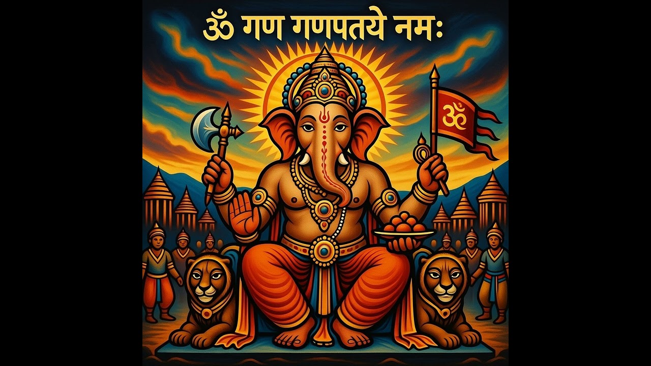 Om Gan Ganapataye Namah ॐ गण गण-पतये नमः  - विघ्नहर्ता की कृपा से जीवन की हर बाधा दूर करें।