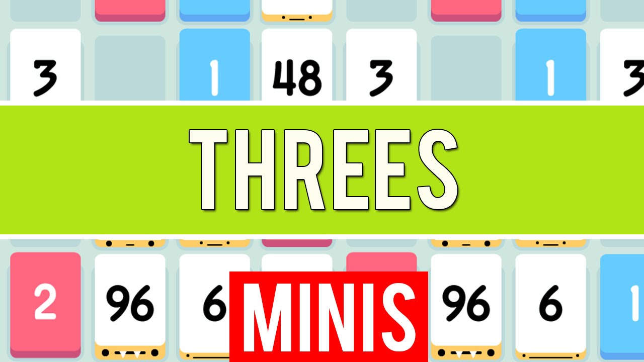 Threes Mini Preview (iOS Puzzle Game)