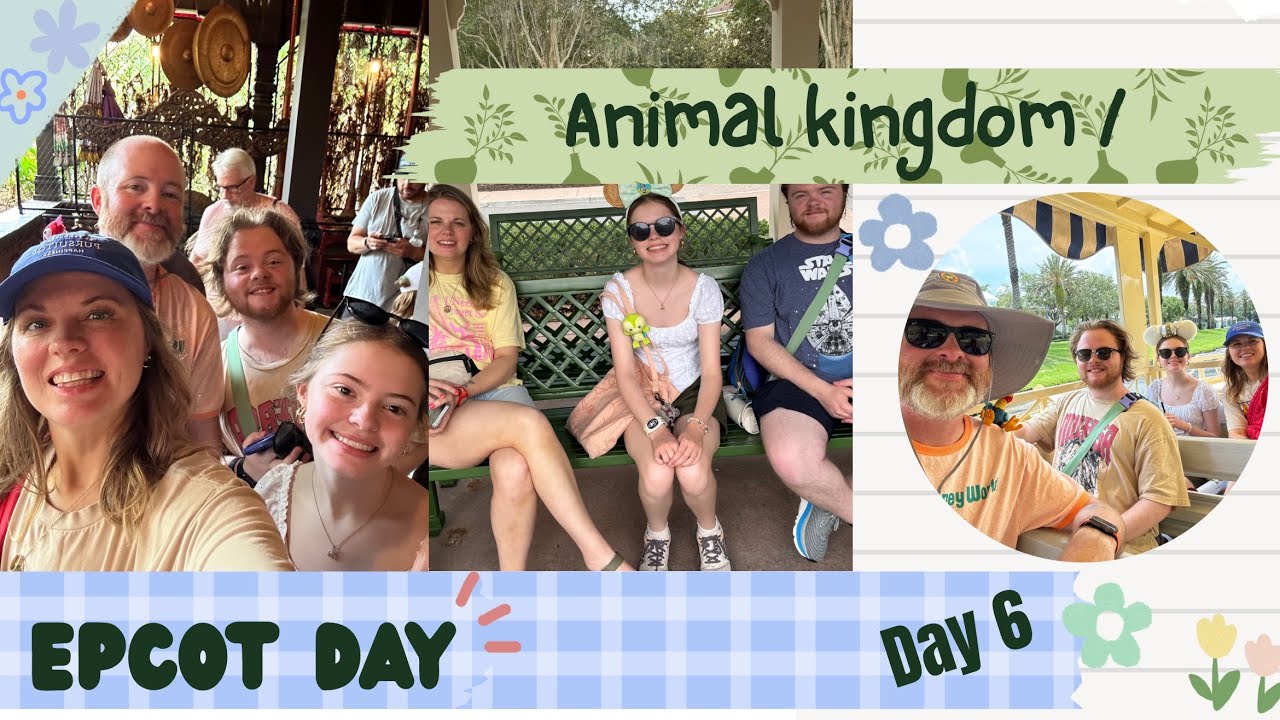 Disney World Vlog ✨🦁🚀☔️✨| Fun (rainy) Day 6 at Animal Kingdom & EPCOT!!