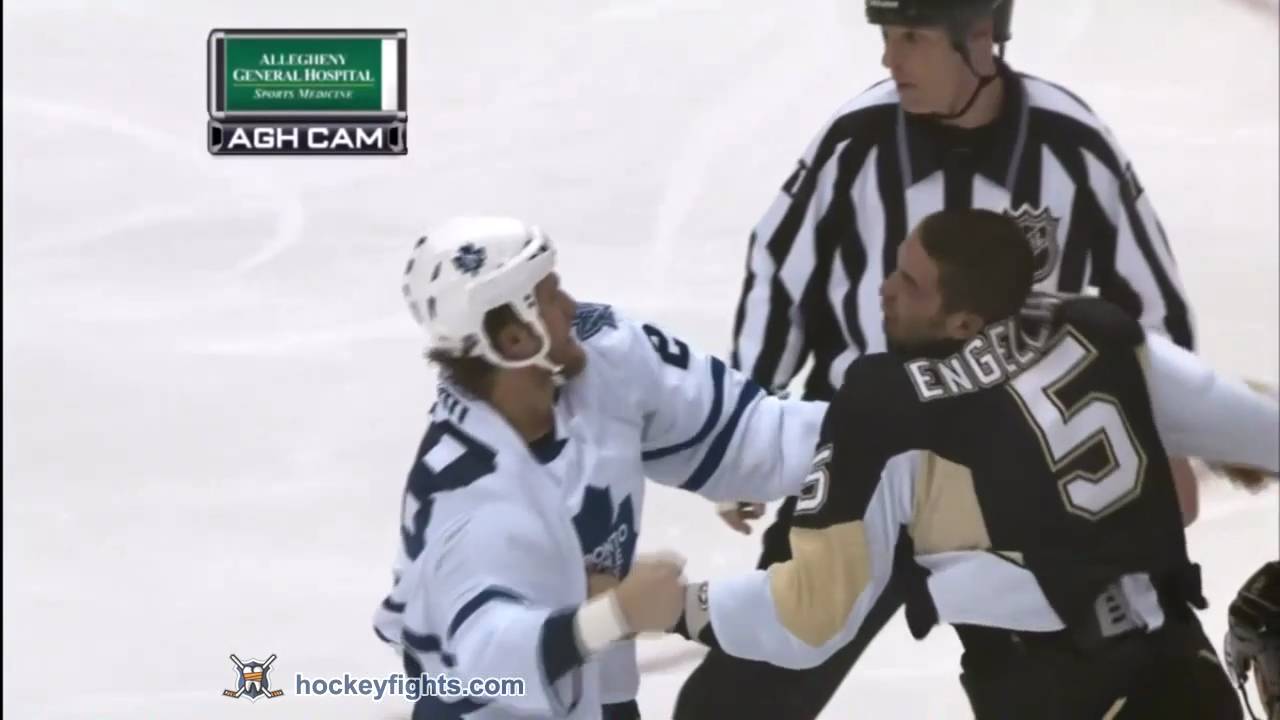 Colton Orr vs Deryk Engelland Oct 13, 2010