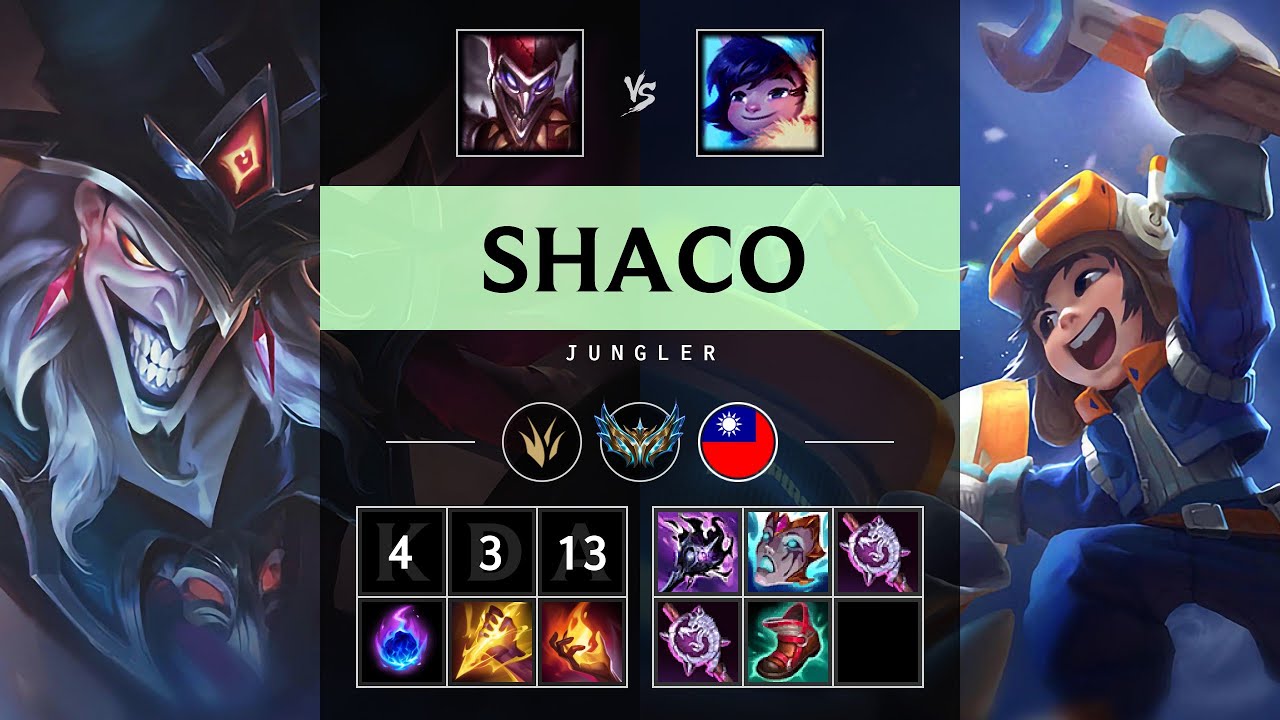 Shaco Jungle vs Nunu & Willump - TW Challenger Patch 25.18
