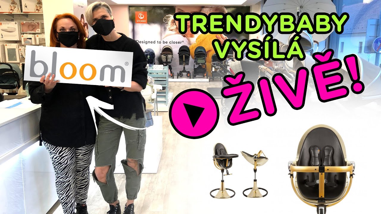 Živé vysílání 6.4.2020 zaměřeno na dětské jídelní židličky