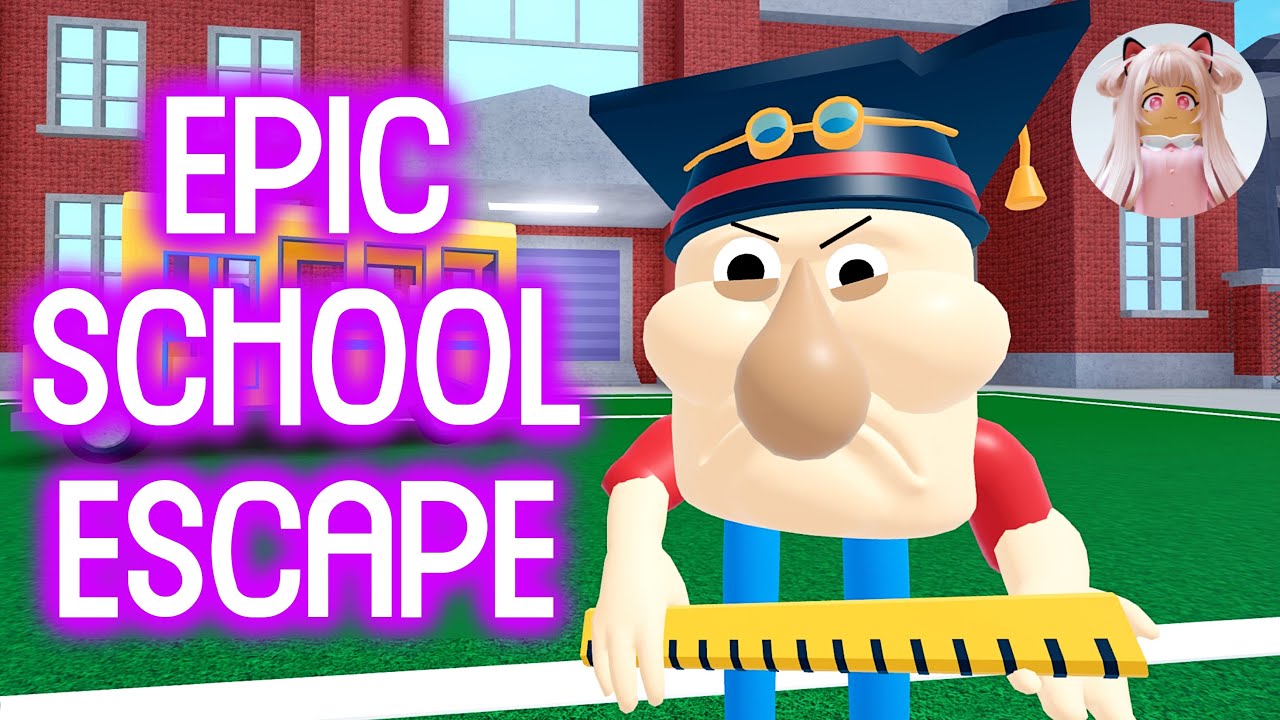 EPIC SCHOOL ESCAPE! (OBBY) - Roblox Obby Gameplay Walkthrough No Death Speedrun [4K]