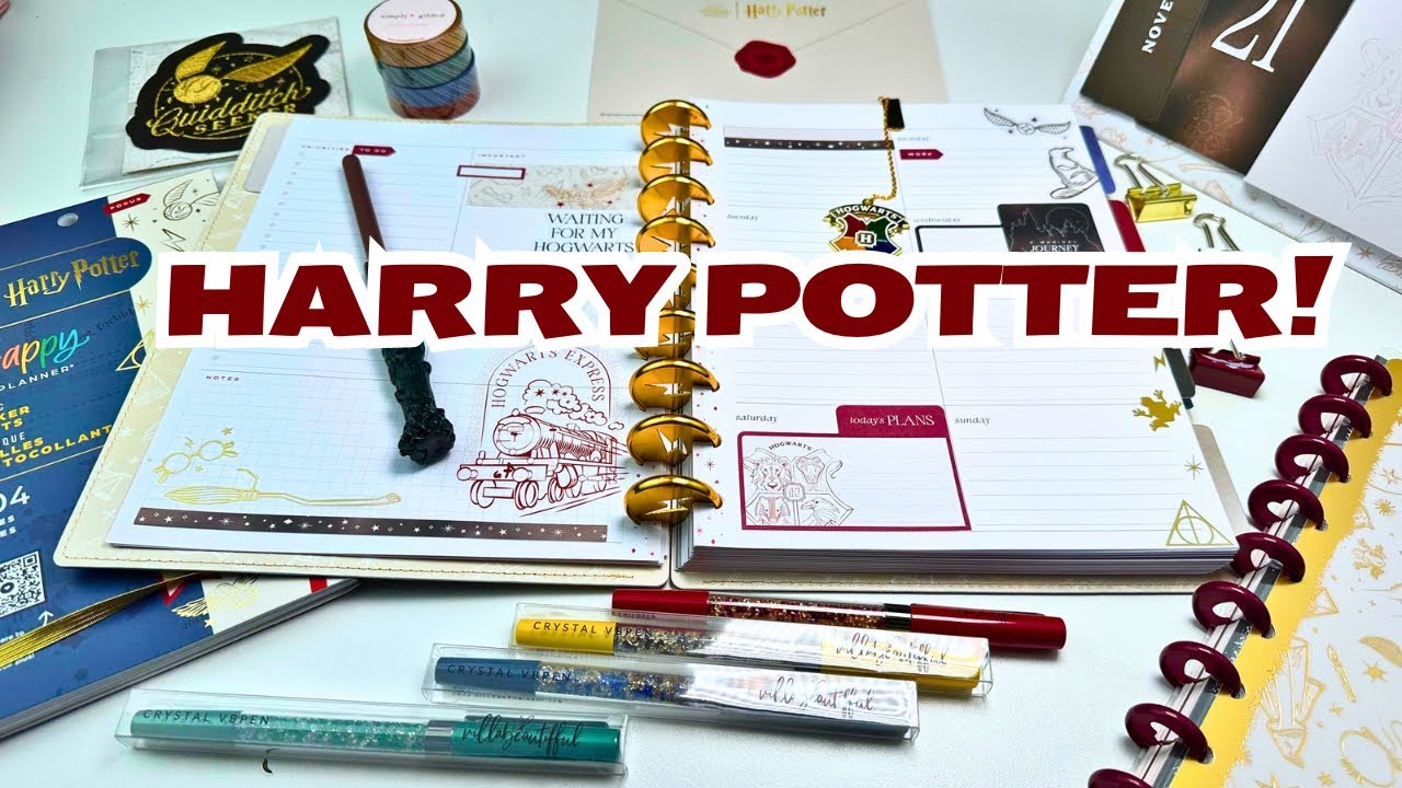 Настройка ежедневника Harry Potter Happy Planner и ПЛАНИРОВАНИЕ