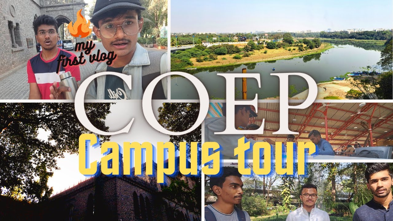 COEP campus tour🔥 |  my first vlog❤️ #Coep #CoepPune