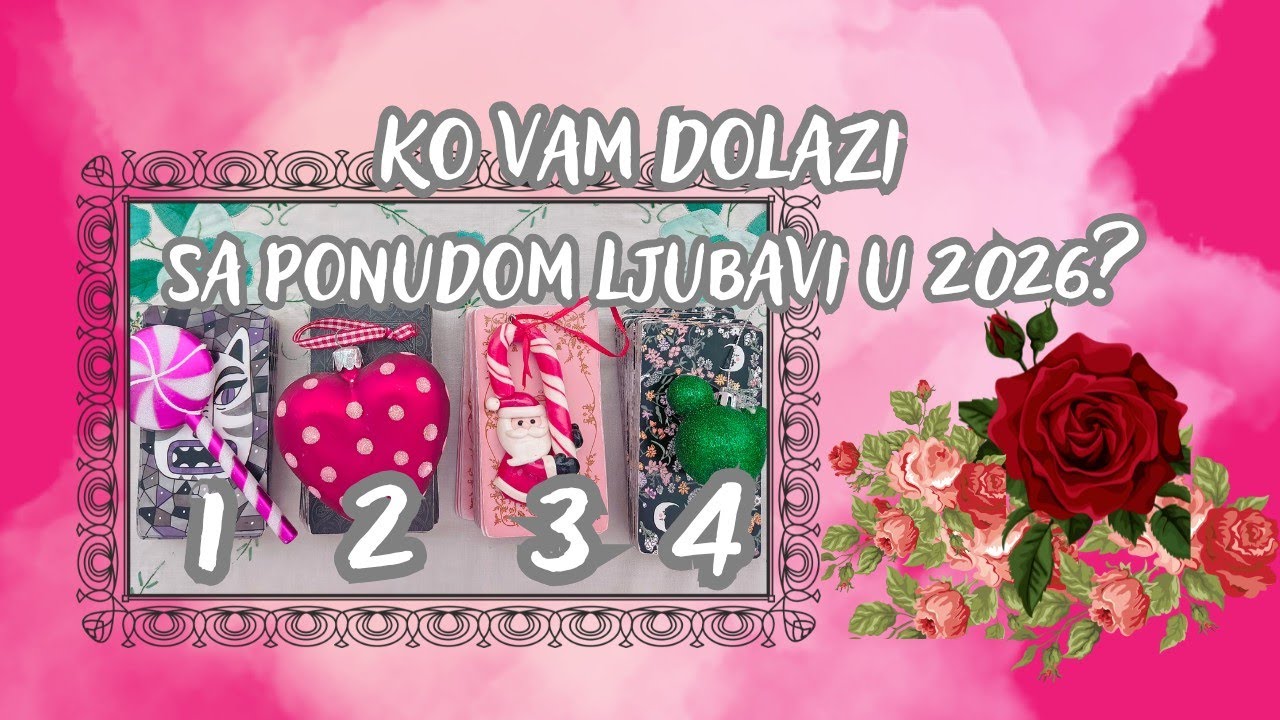 Ko Vam Dolazi sa Ponudom LJUBAVI u 2026? ❤️🔥💞 Izaberi Kartu Tarot 