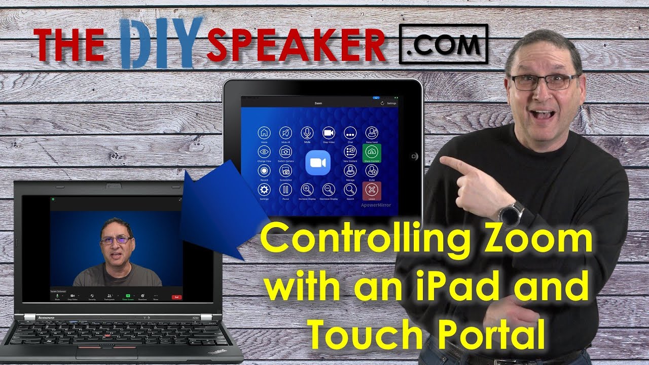 Controlling Zoom with iPad and Touch-Portal