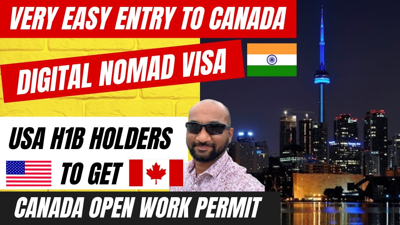Telugu Vlog #35 || US H1B to Canada Open Work Permit || Digital Nomad Visa || Easy Process to Canada