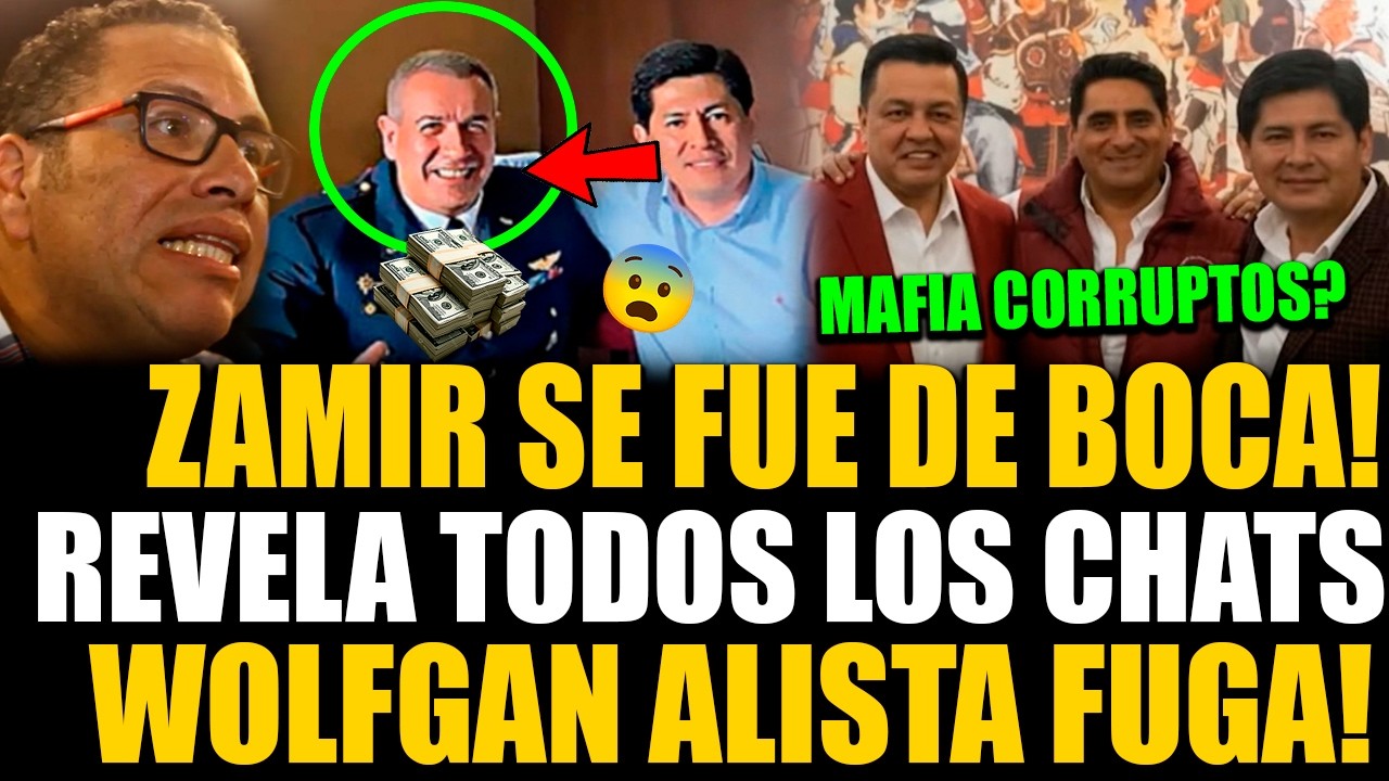 SE FUE DE BOCA! Phillip sorprendido tras los chats y audios filtrados de Wolfgang Groso y Zamir