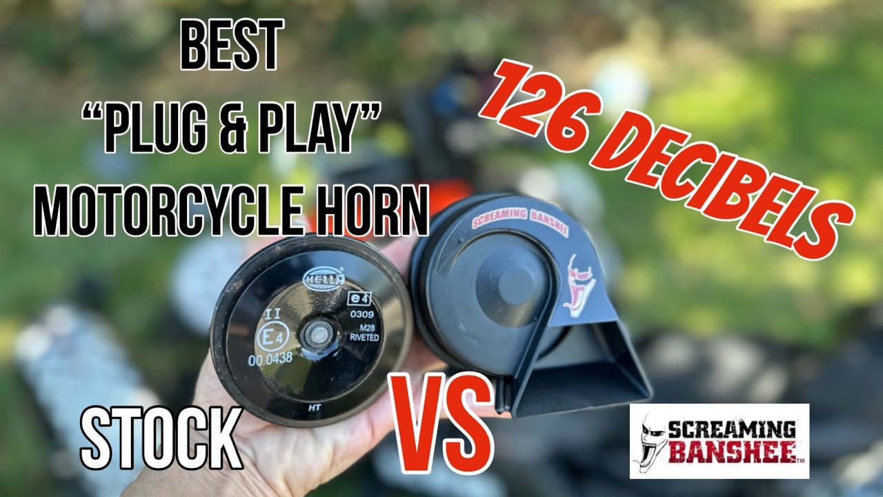 Best Plug and Play Motorcycle Horn 126 dB