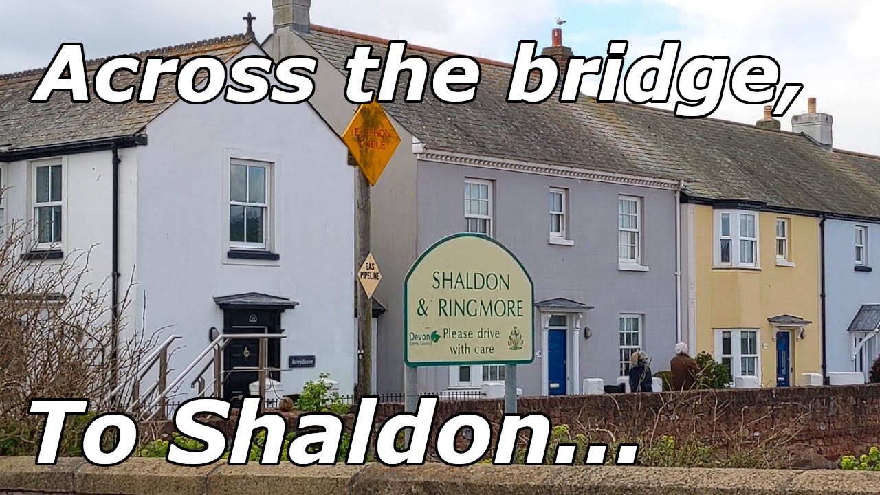 Walking across the Bridge from Teignmouth to Shaldon - 23/03/21