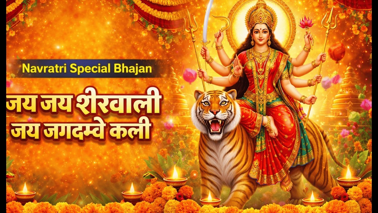 जय-जय शेरा वाली, जय जगदम्बे काली | Mata Rani Bhajan 2026 I नवरात्रे स्पेशल भजन
