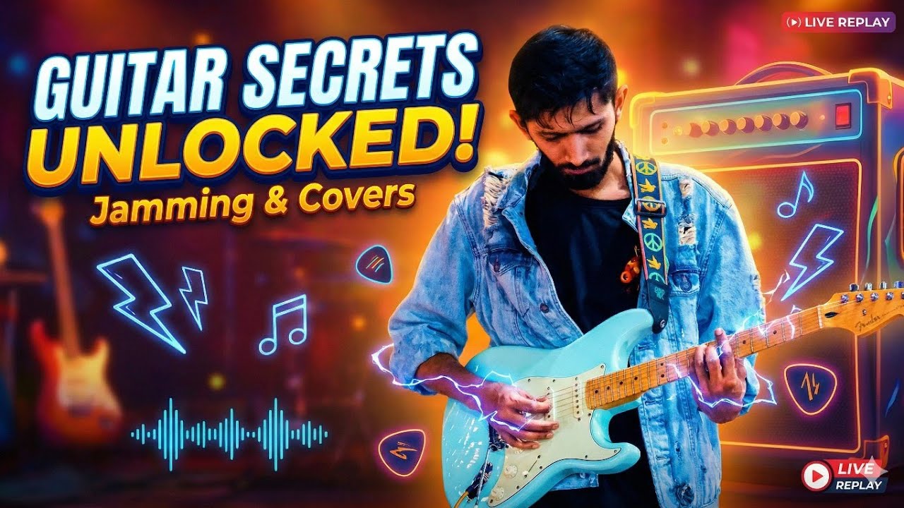 Guitar Jamming + Lessons + Bollywood Covers! 🎸 सब कुछ यहाँ #GuitarLive #HindiGuitar