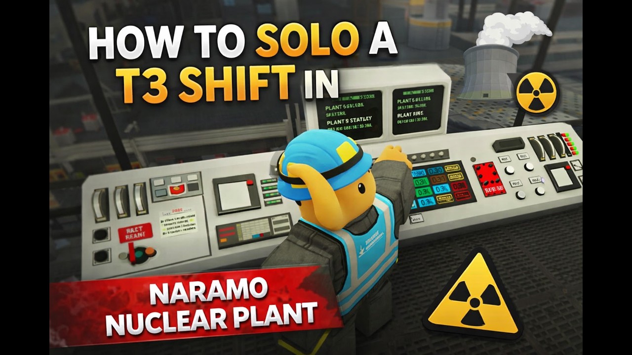 How to Solo T3 in Naramo Nuclear Plant || Roblox Game #roblox #naramonuclearplant