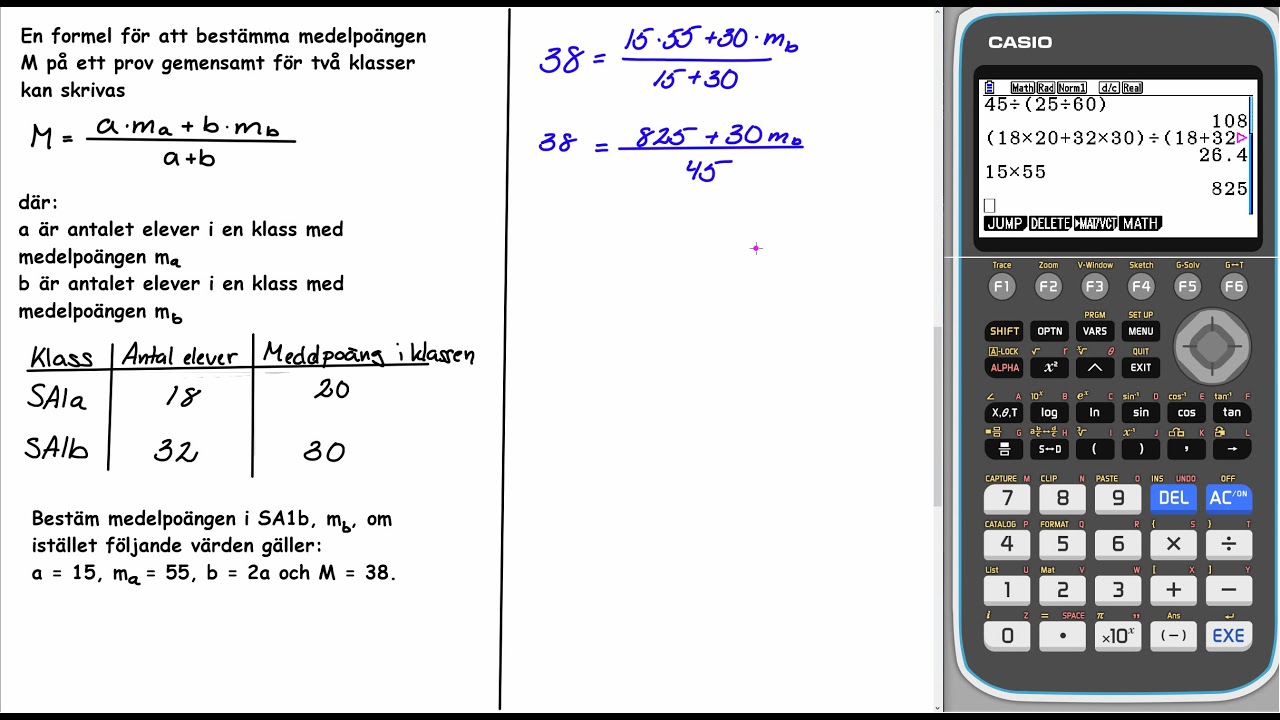 Matematik 5000+ 1b Uppgift 2367 b för reviderad ämnesplan (2021)