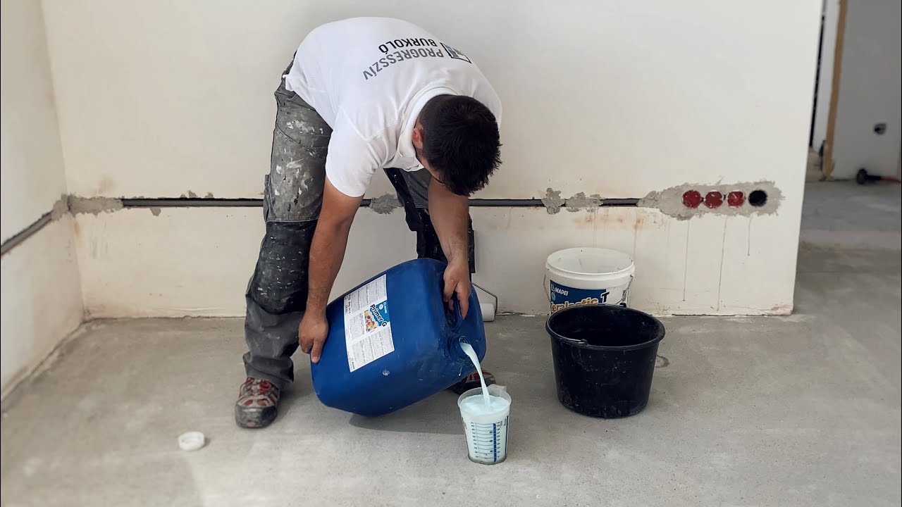 Betonfelület előkészítése- alapozás