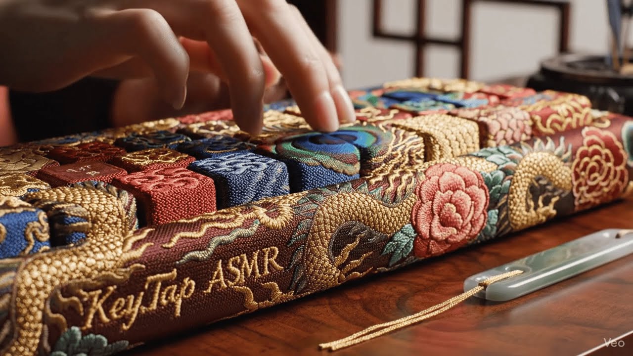 【ASMR】Chinese Heritage Keyboard Typing 🐉 (12 Tingly Triggers) / 中國傳統工藝鍵盤打字聲