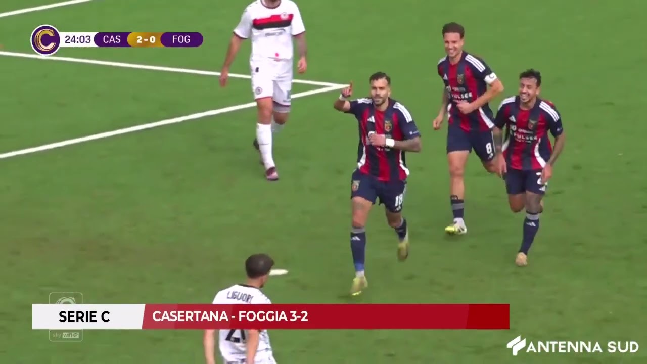 7 FEBBRAIO 2026 - SERIE C, CASERTANA   FOGGIA 3-2