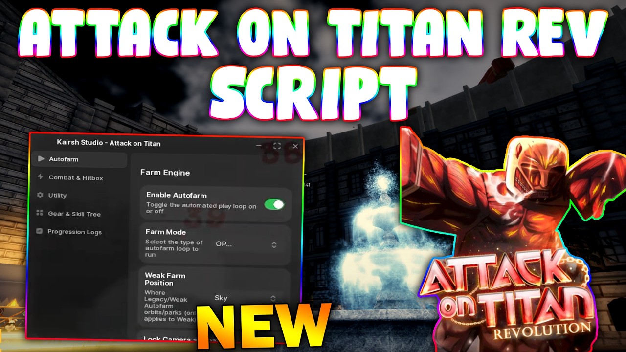 *NEW* Attack on Titan Revolution Script (PASTEBIN 2026) ( AUTO QUEST , INSTANT KILL, AUTOFARM )