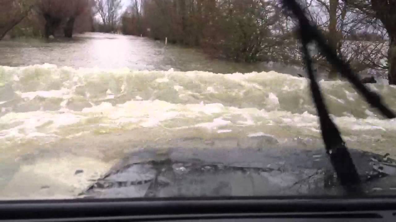 Ross's Defender Wading Welney 27-11-12