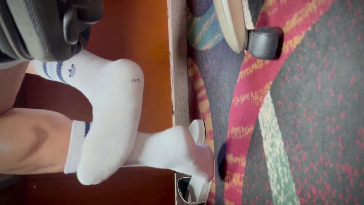 Adidas Slides X Adidas Blue Band Crew Socks