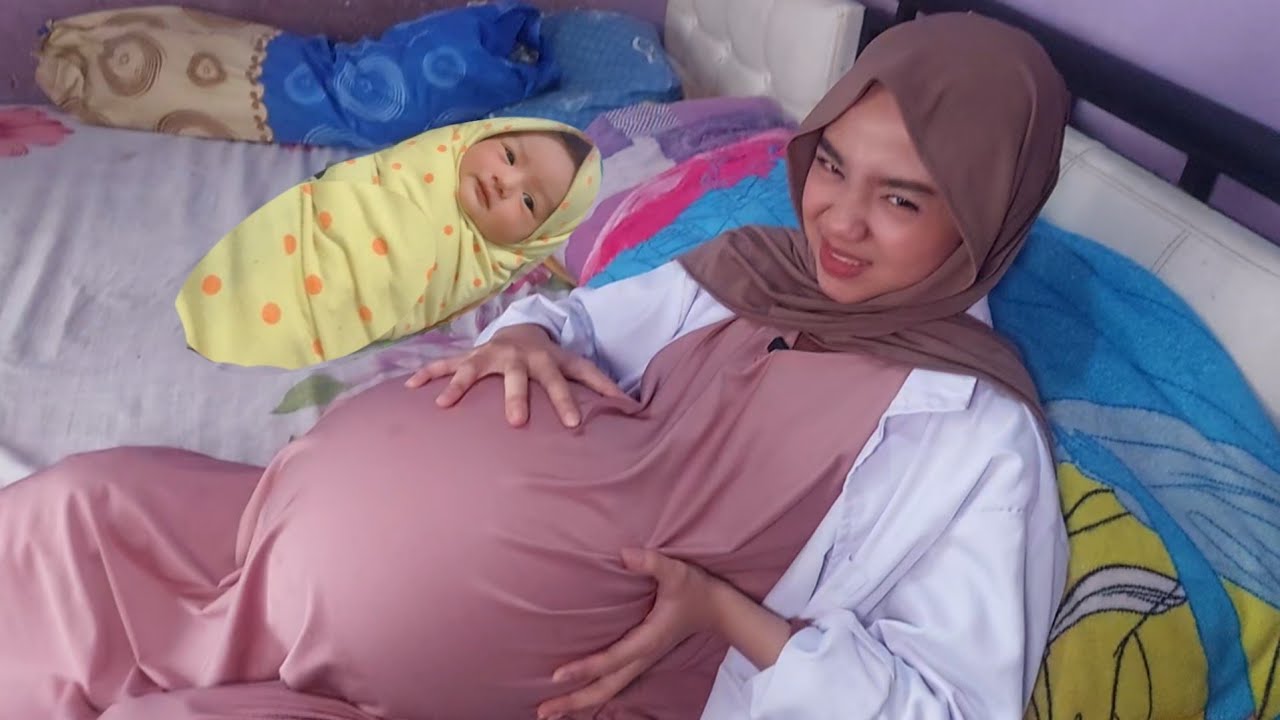 KAGET GARA2 PULANG KEMALAMAN‼️IBU HAMIL TIBA2 KONTRAKSI SAMPAI MELAHIRKAN BAYI CANTIK SECARA NORMAL