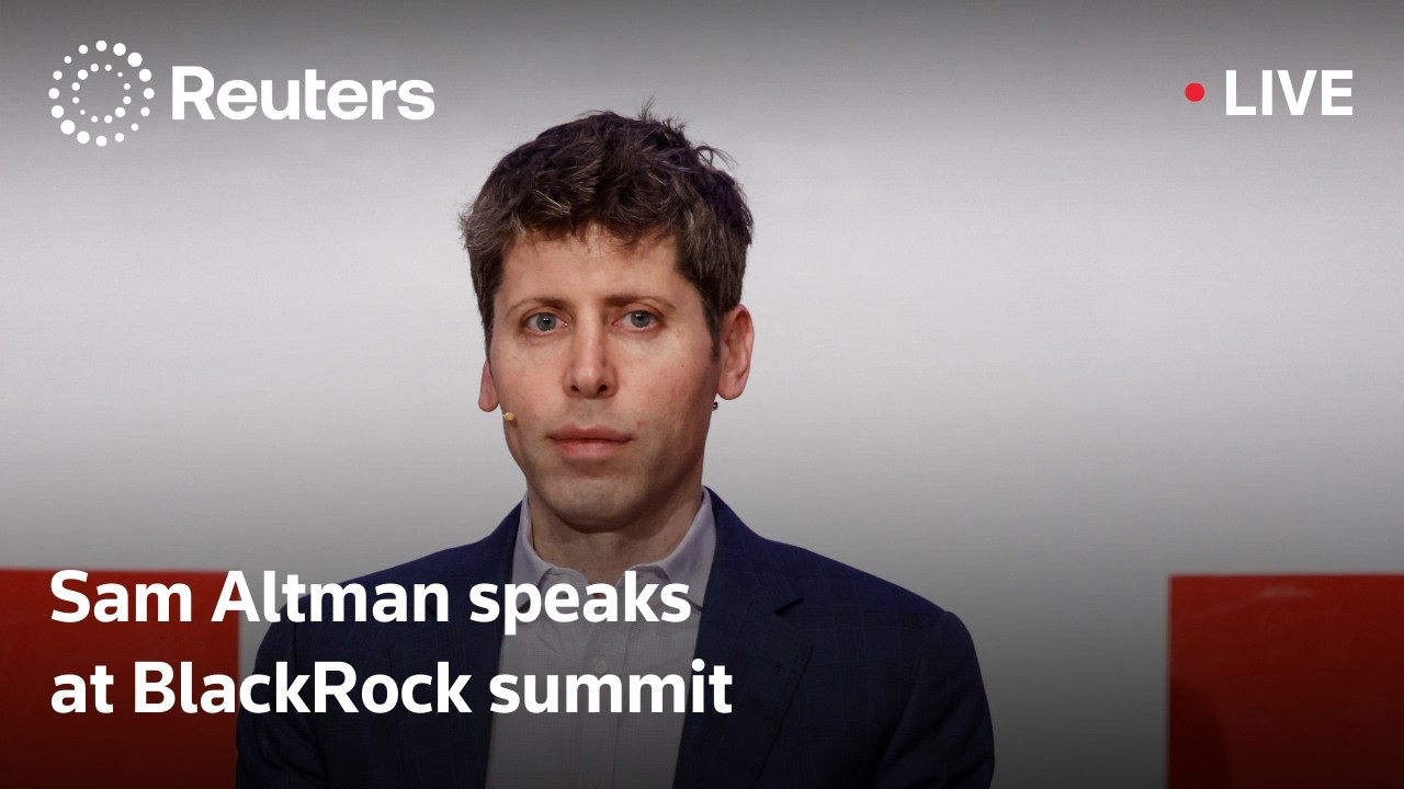 LIVE: Sam Altman speaks at BlackRock's US Infrastructure Summit