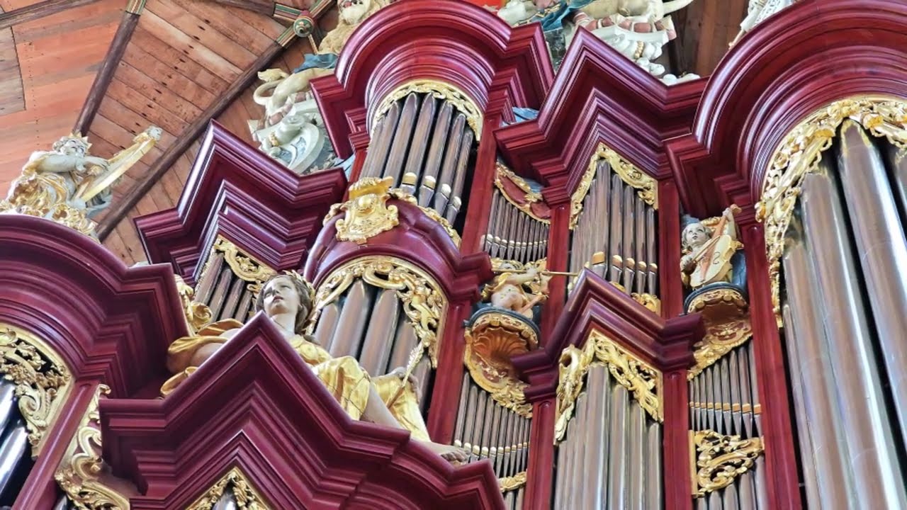 Variaties over lied 'O Kerstnacht, schoner dan de dagen' Müller orgel Haarlem (Sweelinq)