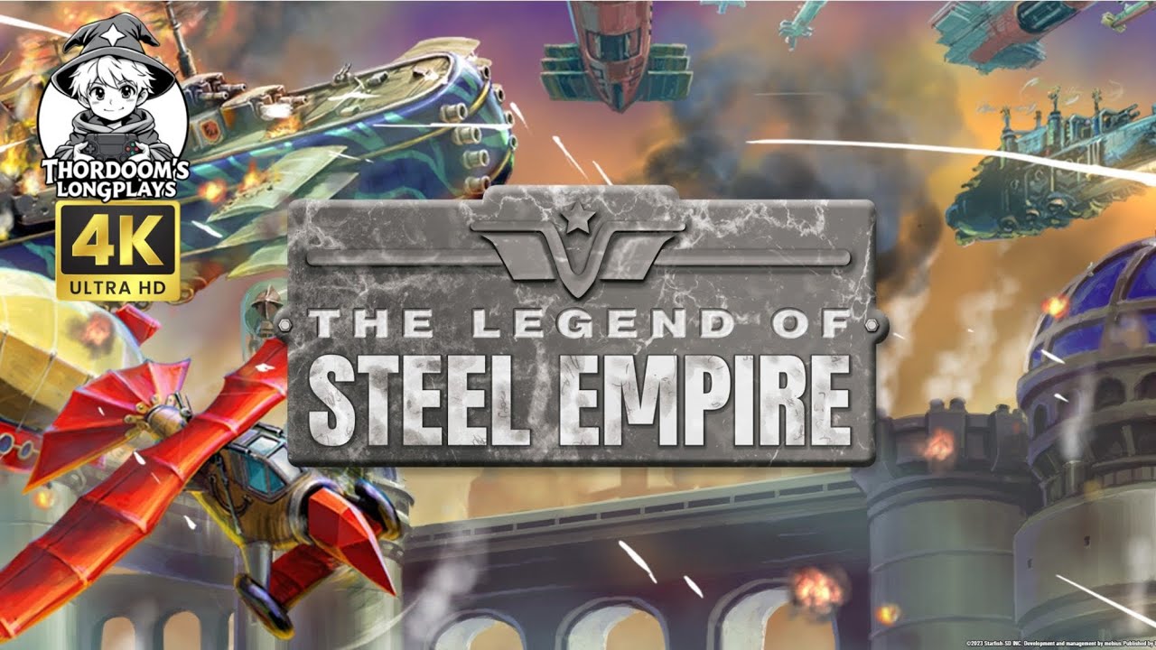 Steel Empire [ 鋼鉄帝国 JP ] (Remake) / The Legend of Steel Empire (Switch) Longplay 4K HD