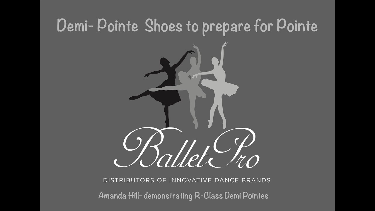 Demi-Pointe Shoes to prepare for Pointe work