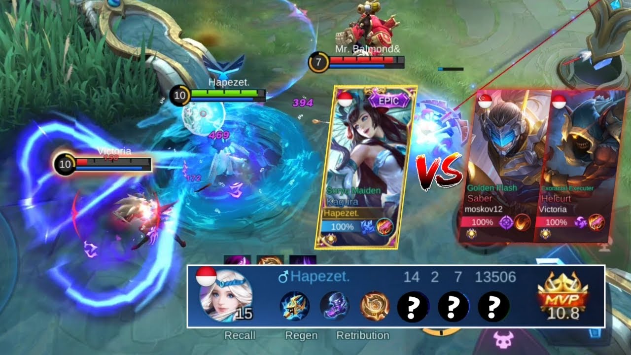 Kagura Hyper Carry is Back! Musuh Auto Pick 2 Assassin | Kagura Mobile Legends