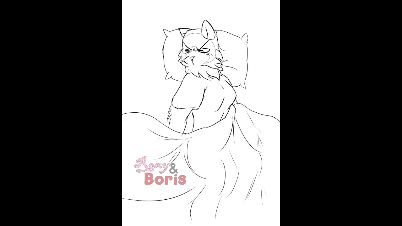 DORMIR DE CONCHINHA | Roxy & Boris Curtas Animado #meme #anima&ccedil;&atilde;o #furry