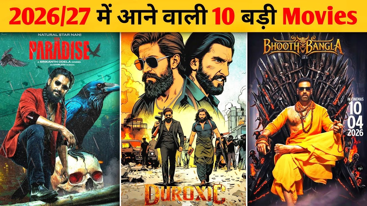 Top 10 Upcoming Indian Movies That Will Smash All Time Best Box-office Records 💥 | Dhurandhar 2