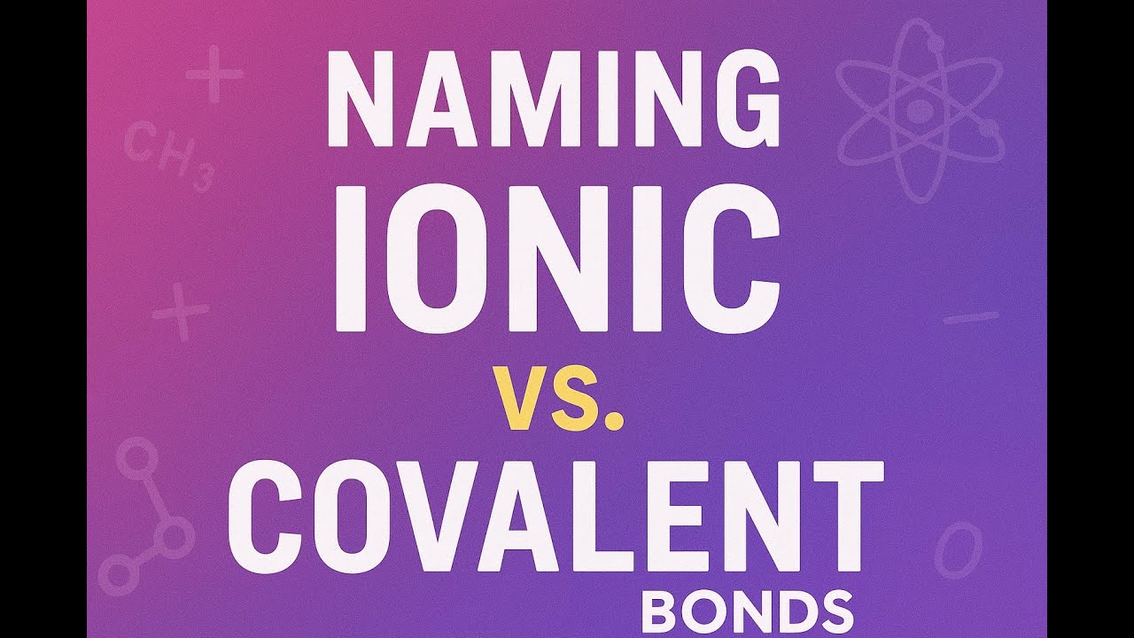 How to Name Ionic vs. Covalent Compounds | Type I & Type II Ions Made Easy!