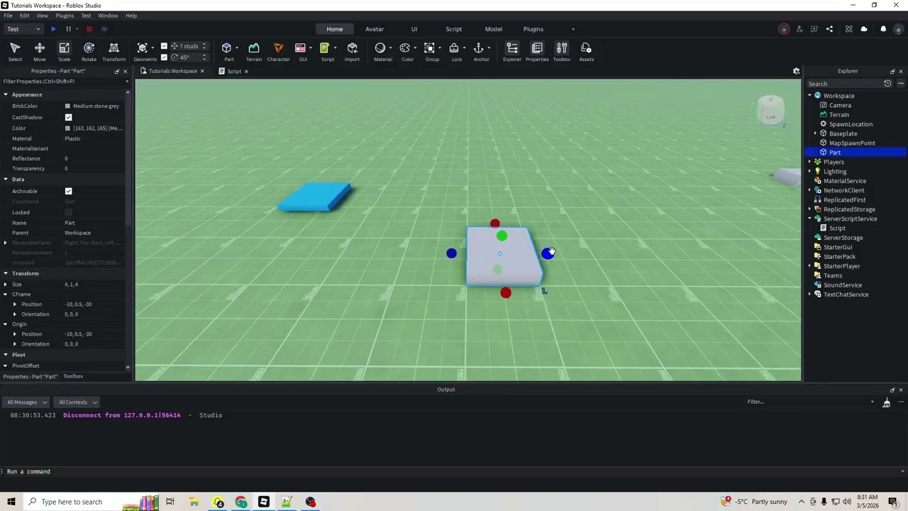 Roblox Scripting | Episode 7 | Basic Events