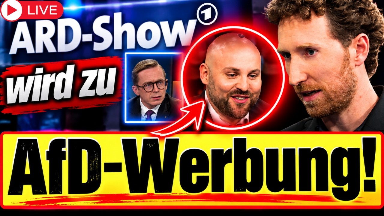 AfD-Hysterie bei Hart aber Fair - Frohnmaier gegen den Rest (Live Reaction)