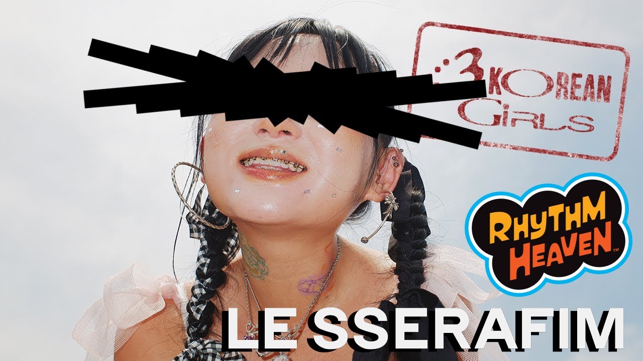 Heaven Studio Custom Remix: CRAZY × ♡ Korean Girls (@LESSERAFIM_official + @AliceLongyuGao mashup)